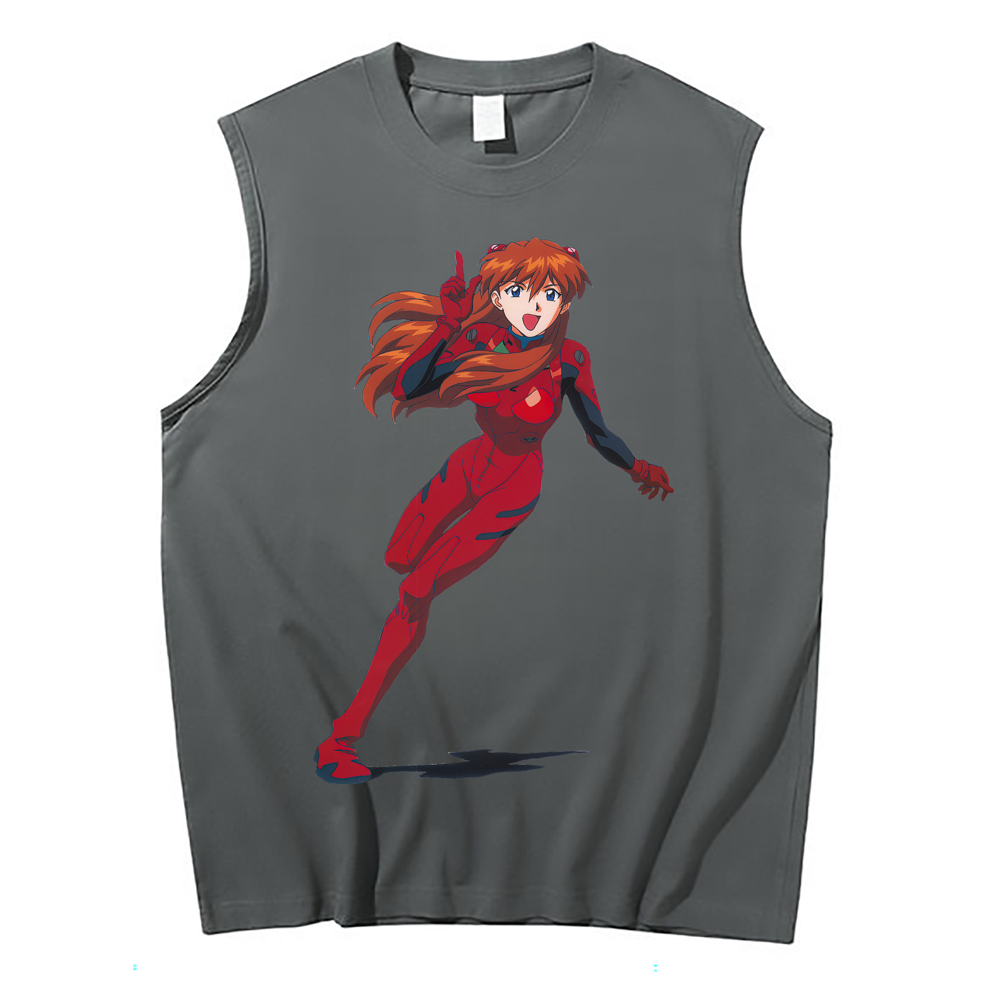 （画像用） EVA 新世紀エヴァンゲリオン コットン100％タンクトップ（フロントプリント）